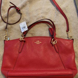 Red Coach Bag